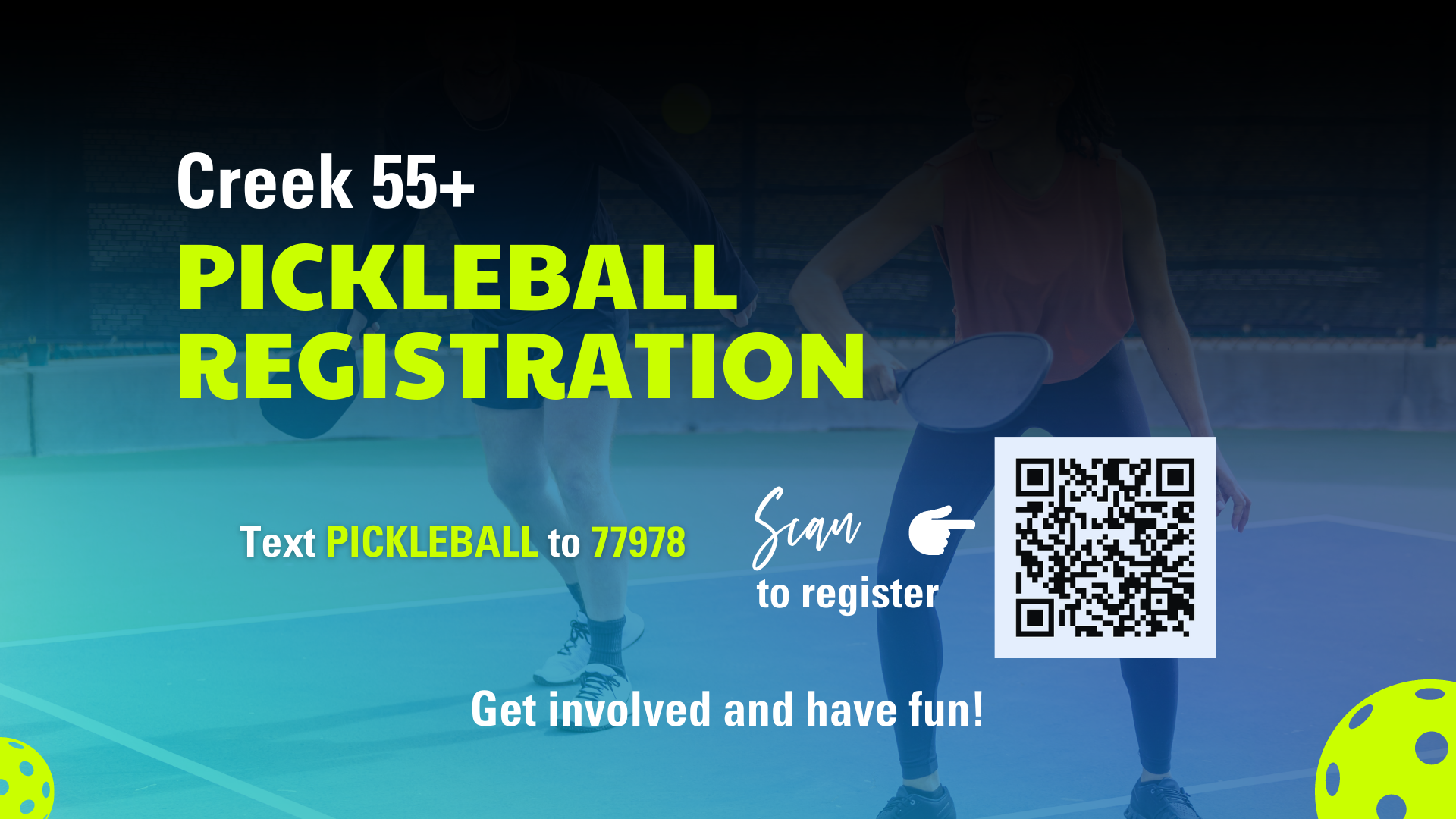 Cottonwood Creek Church - Creek 55+ Pickleball