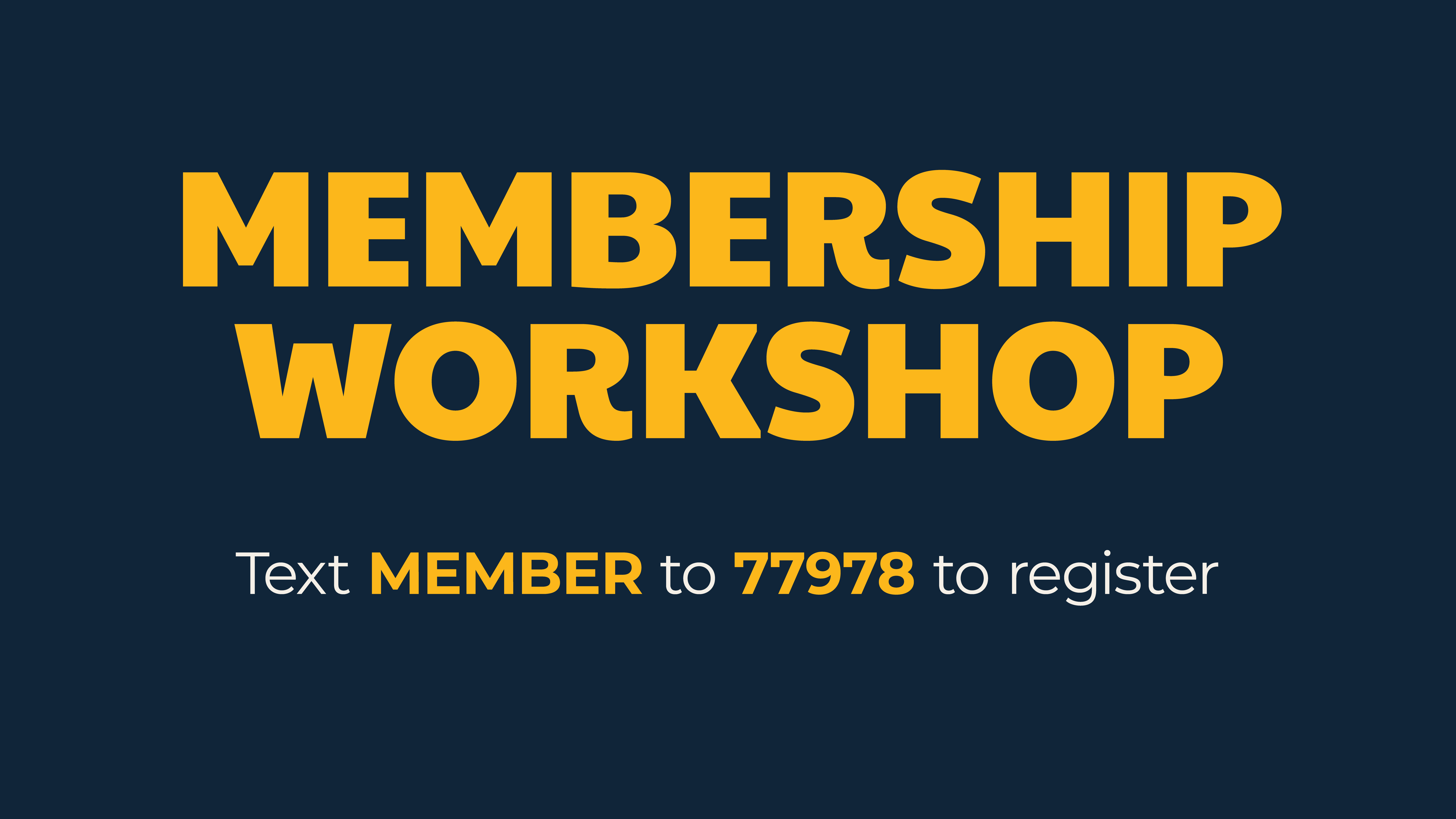 Cottonwood Creek Church - Membership Workshop